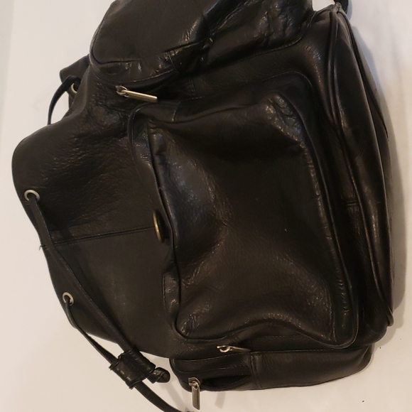 Genuine Leather Backpack  Multi-functional Elegant unisex - Picture 11 of 16